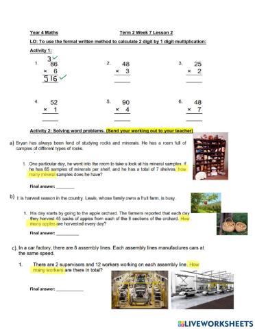 DIS Maths week 7 lesson 2
