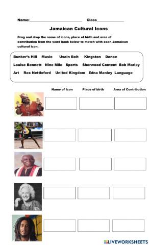 Jamaican Cultural Icons