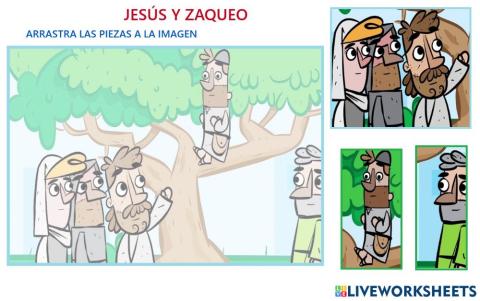 Jesús y Zaqueo