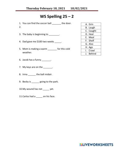 Spelling