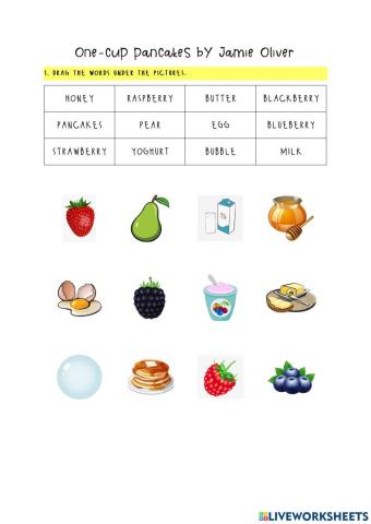 One cup pancakes by Jamie Oliver