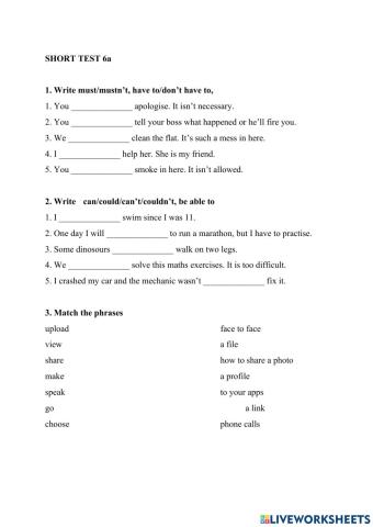 Modals and internet phrases