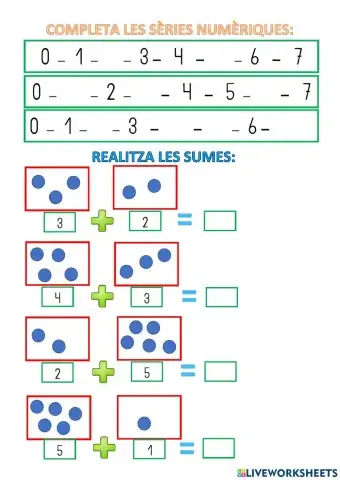 Sumes i seqüència numèrica