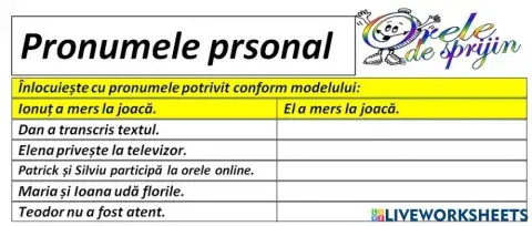 Pronumele personal