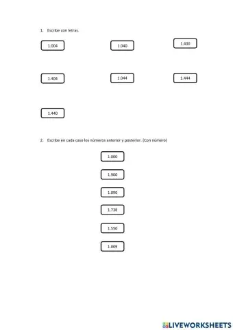 Anterior y posterior