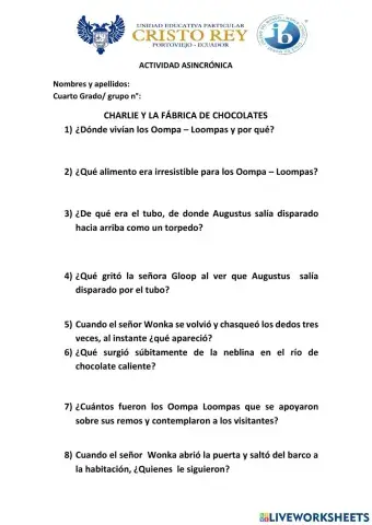 Charlie  y la fábrica de chocolates