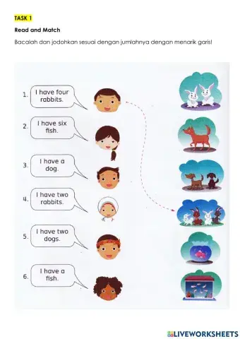 English Task Grade 1