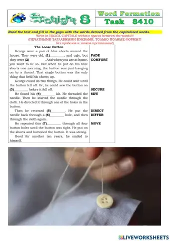 Spotlight 8 Task 8410