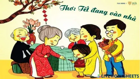 Thơ: Tết đang vào nhà