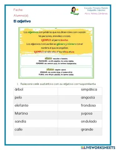 Adjetivos, adverbios y frases adverbiales