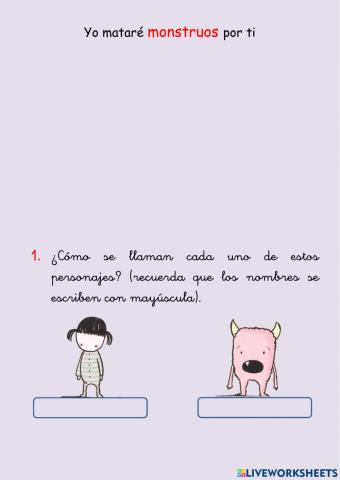 Yo mataré monstruos por ti