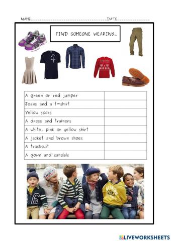 Find someone wearing