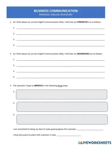 BC English Skills Inventory