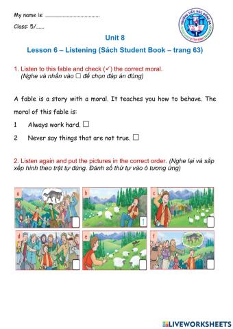 FFG5 U8 L6 SB worksheet