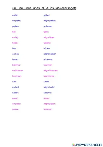 spanska curso 6 (1) - obest-best. artiklar 