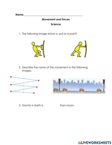 Force and movement