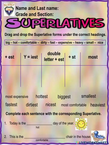 4th. grade. Grammar 7.2. Eval. Act.