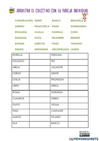 Individuales y colectivos