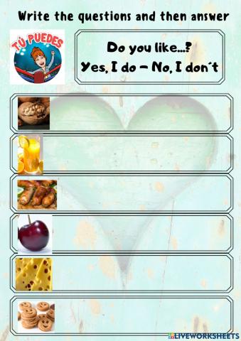 DO YOU LIKE + FOOD?