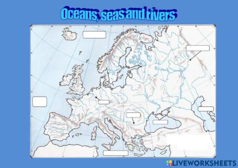 Oceans, seas and rivers