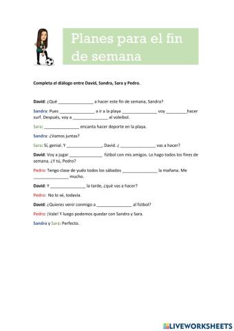 Planes para el fin de semana