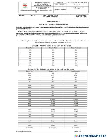 WORKSHEET 3 901