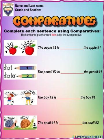 3rd. grade. Grammar 7.2. Pract. Act.