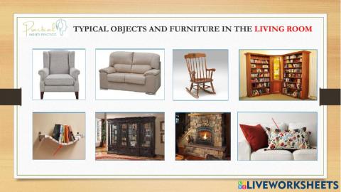 Vocabulary test - the living room 1