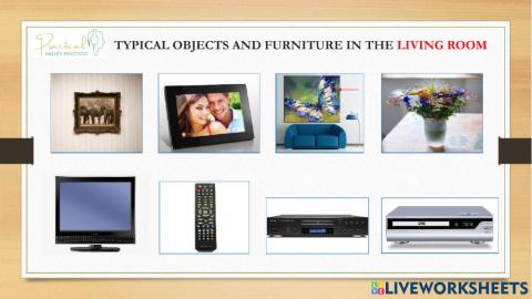 Vocabulary test - the living room 2