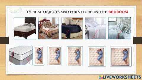 Vocabulary test - the bedroom