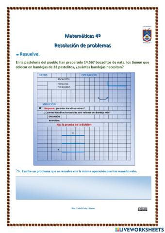 Problemas con división