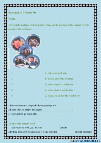 Spotlight 8, module 5D