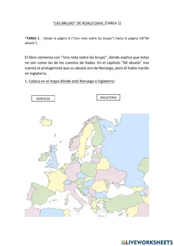 -las brujas- de roald dahl. tarea 1