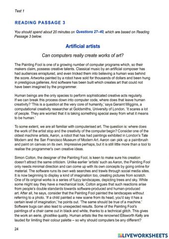 Ielts 13 - Test 1 - Reading Passage 3