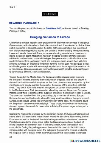 Ielts 13 - Test 2 - Reading Passage 1