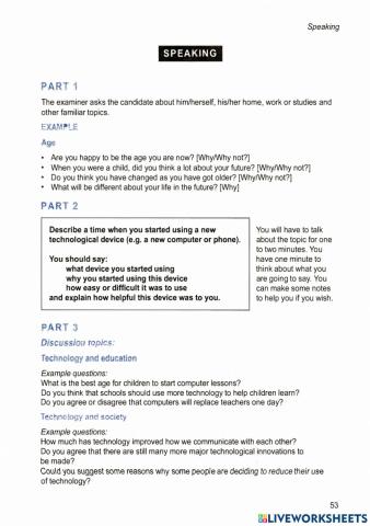 Ielts 13 - Test 2 - Speaking