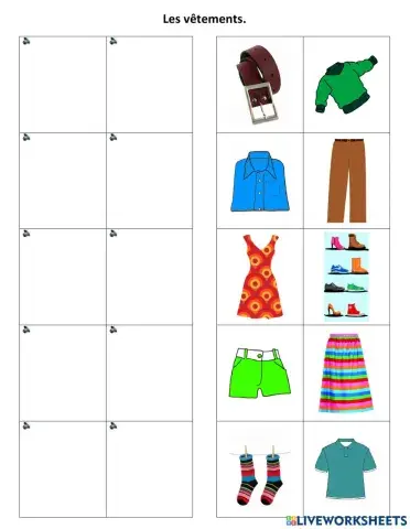 Les vêtements