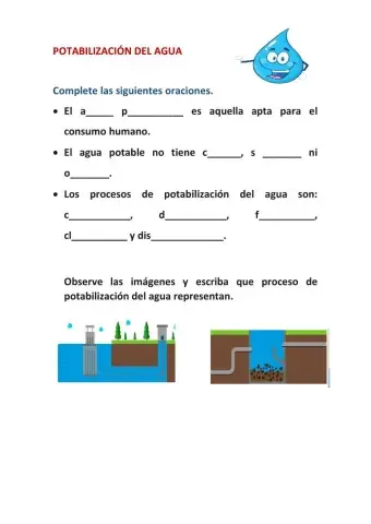 Potabilización del agua