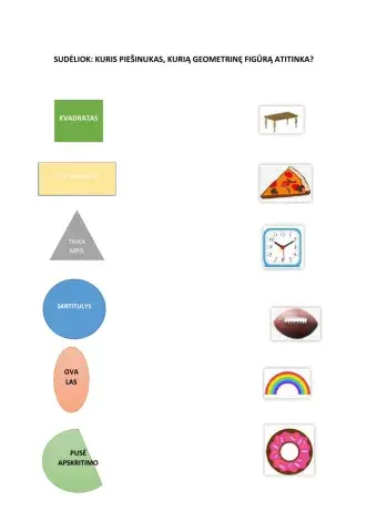 Plokštumos geometrinės figūros