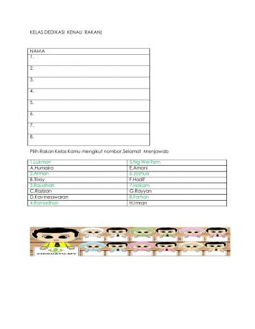 Kenali Rakan Dedikasi