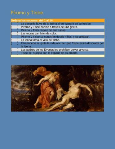 Píramo y Tísbe