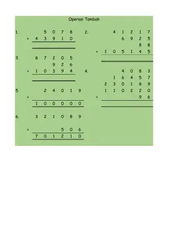 Operasi Tambah