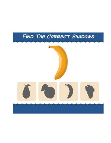 Find banana shadow