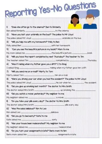 Reporting Yes No Questions