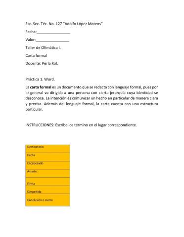 Carta Formal