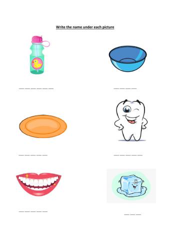 Movers vocabulary part 1 and 2