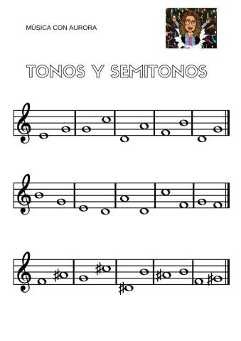 Tonos y semitonos