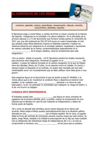 El contrato de Messi