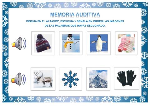 Memoria auditiva-Invierno