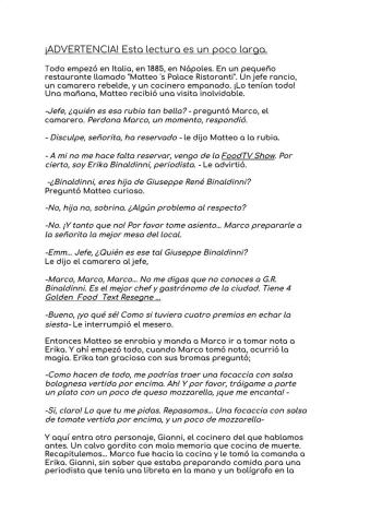 Comprensión Lectora